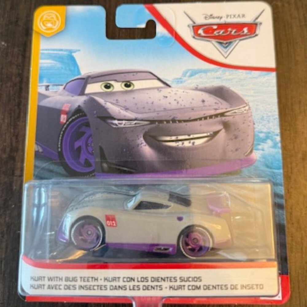 New Disney Pixar Cars Movie Die-cast Character Vehicle Kurt with Bug Teeth